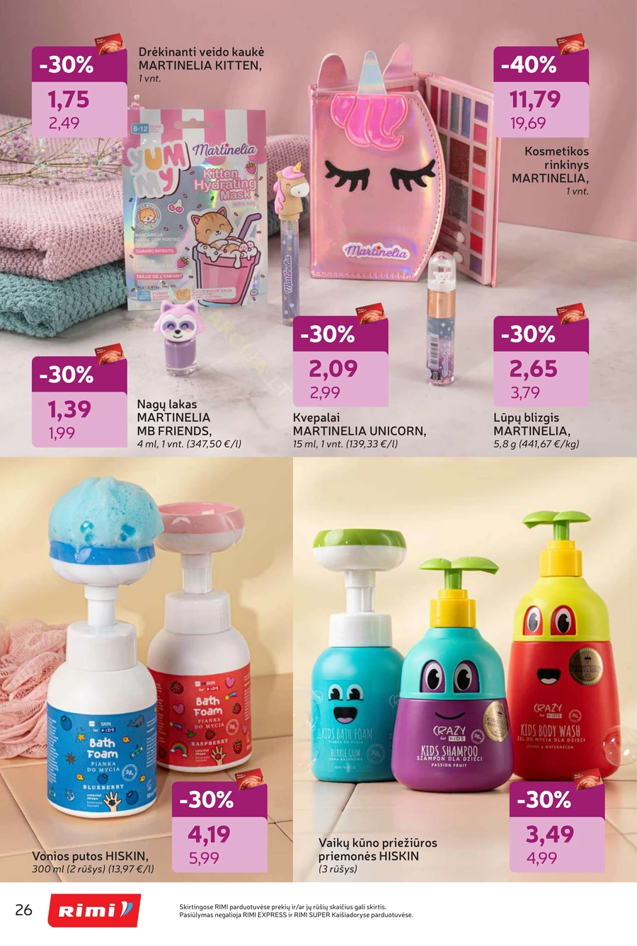 RIMI akcijų leidinys „Grožio šventė“ puslapis 26