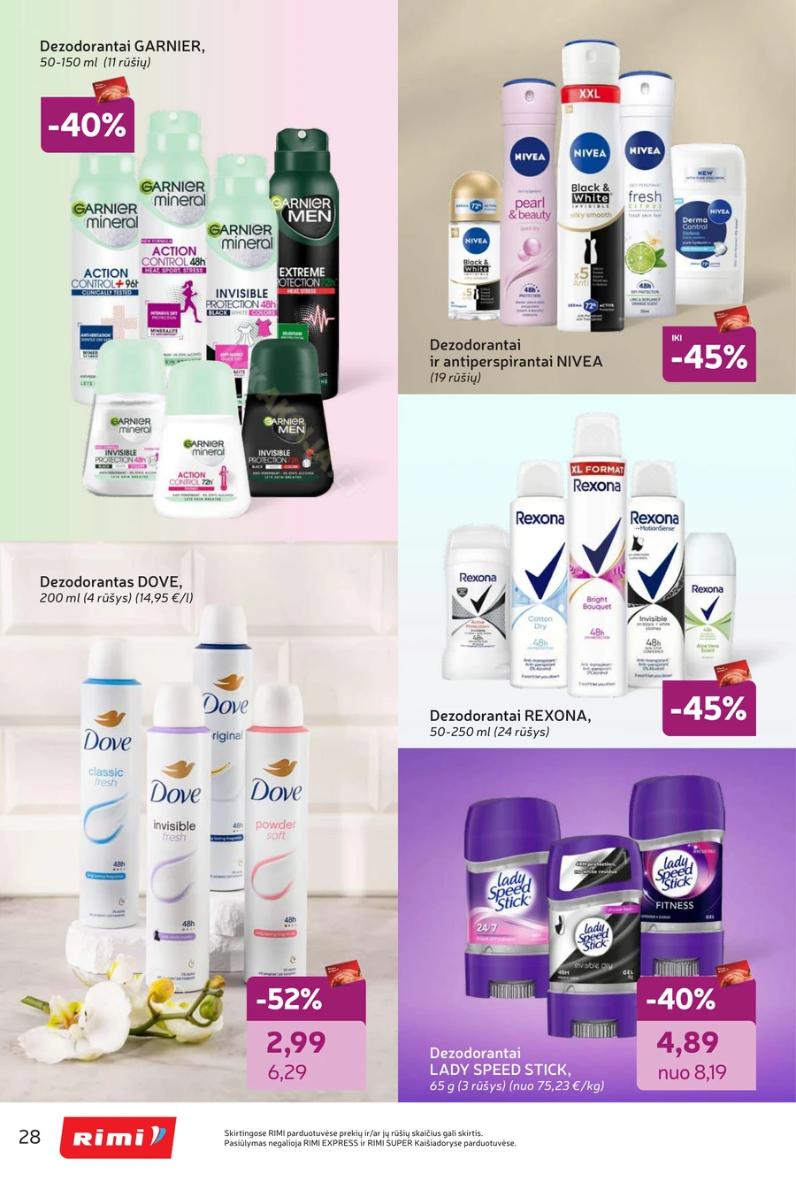 RIMI akcijų leidinys „Grožio šventė“ puslapis 28