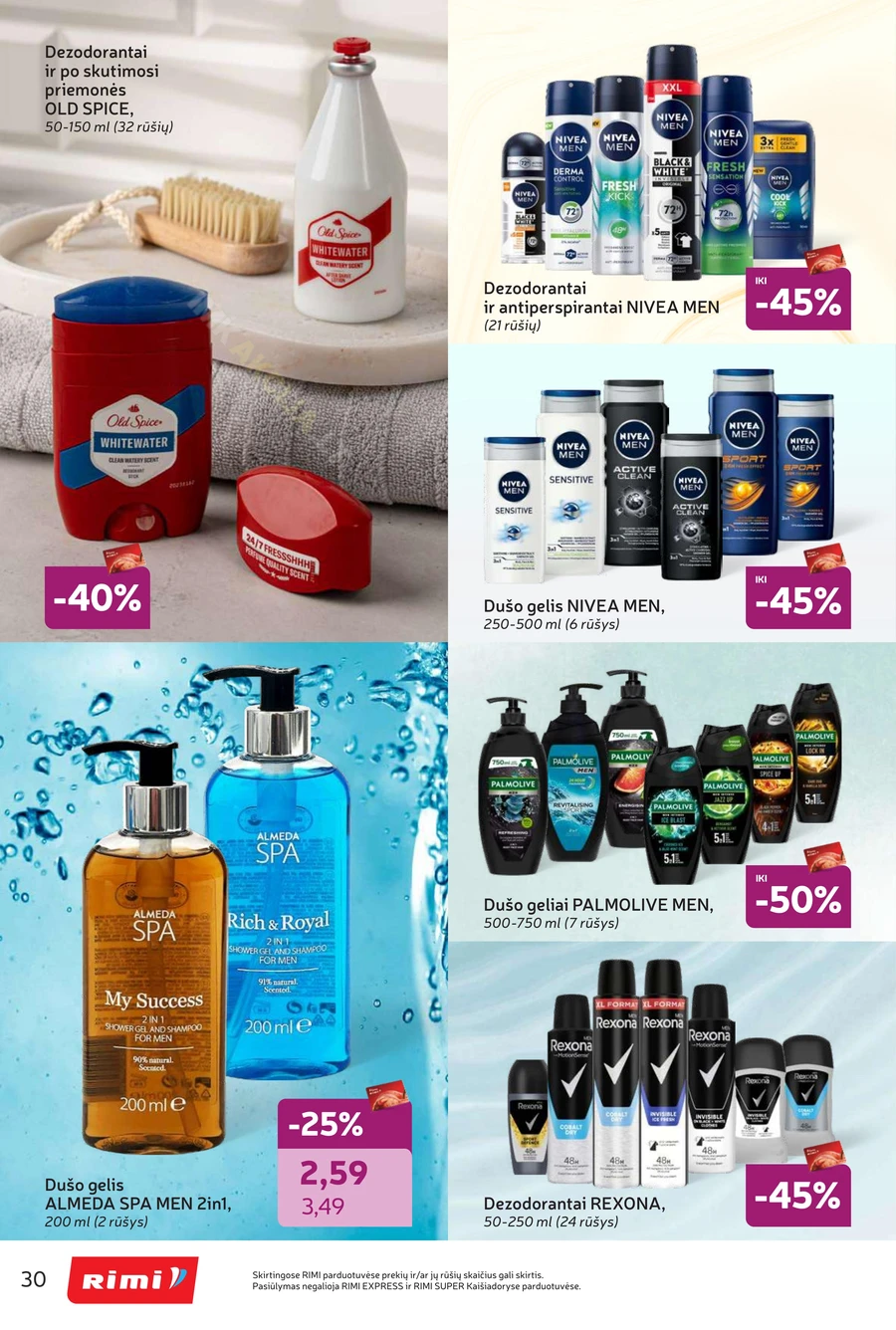 RIMI akcijų leidinys „Grožio šventė“ puslapis 30
