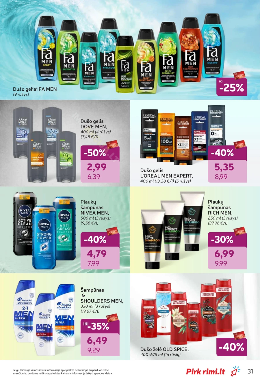 RIMI akcijų leidinys „Grožio šventė“ puslapis 31