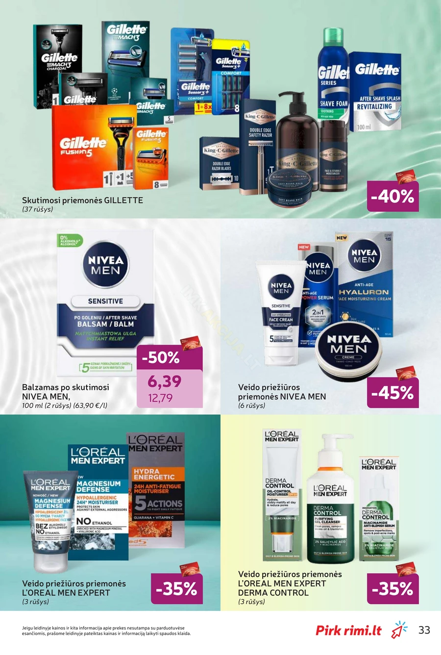 RIMI akcijų leidinys „Grožio šventė“ puslapis 33