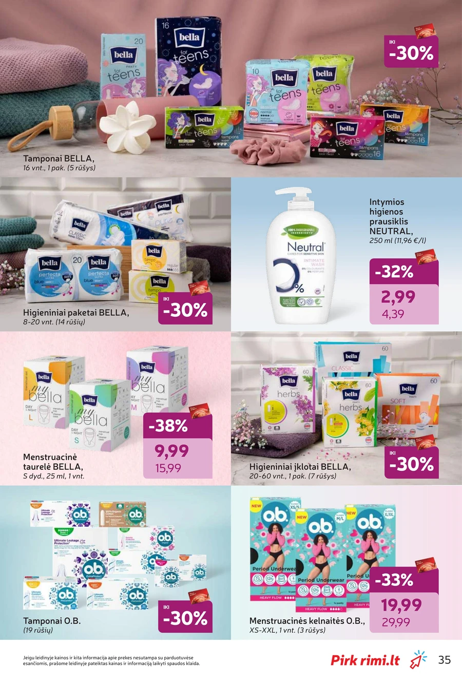 RIMI akcijų leidinys „Grožio šventė“ puslapis 35