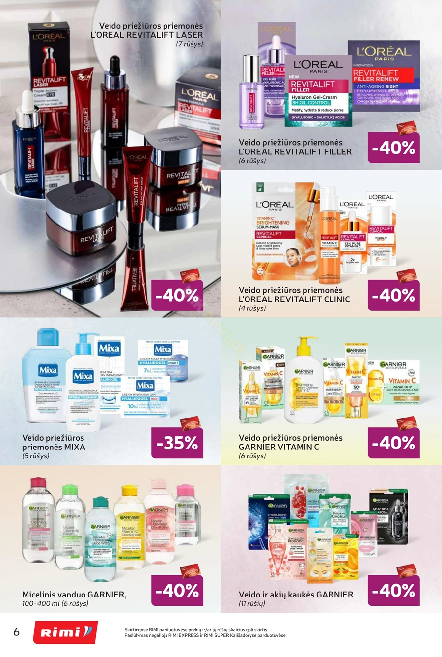 RIMI akcijų leidinys „Grožio šventė“ puslapis 6