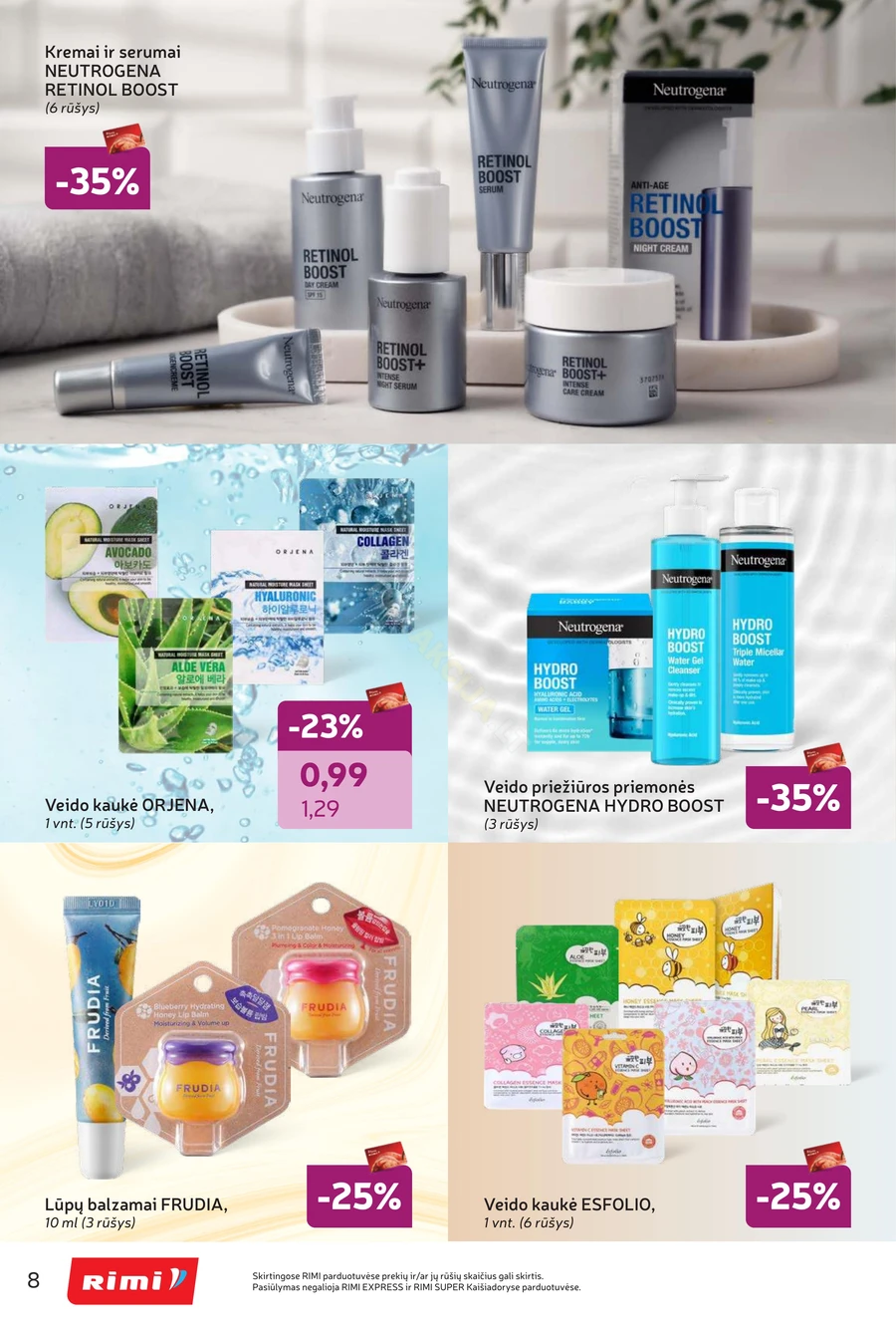 RIMI akcijų leidinys „Grožio šventė“ puslapis 8