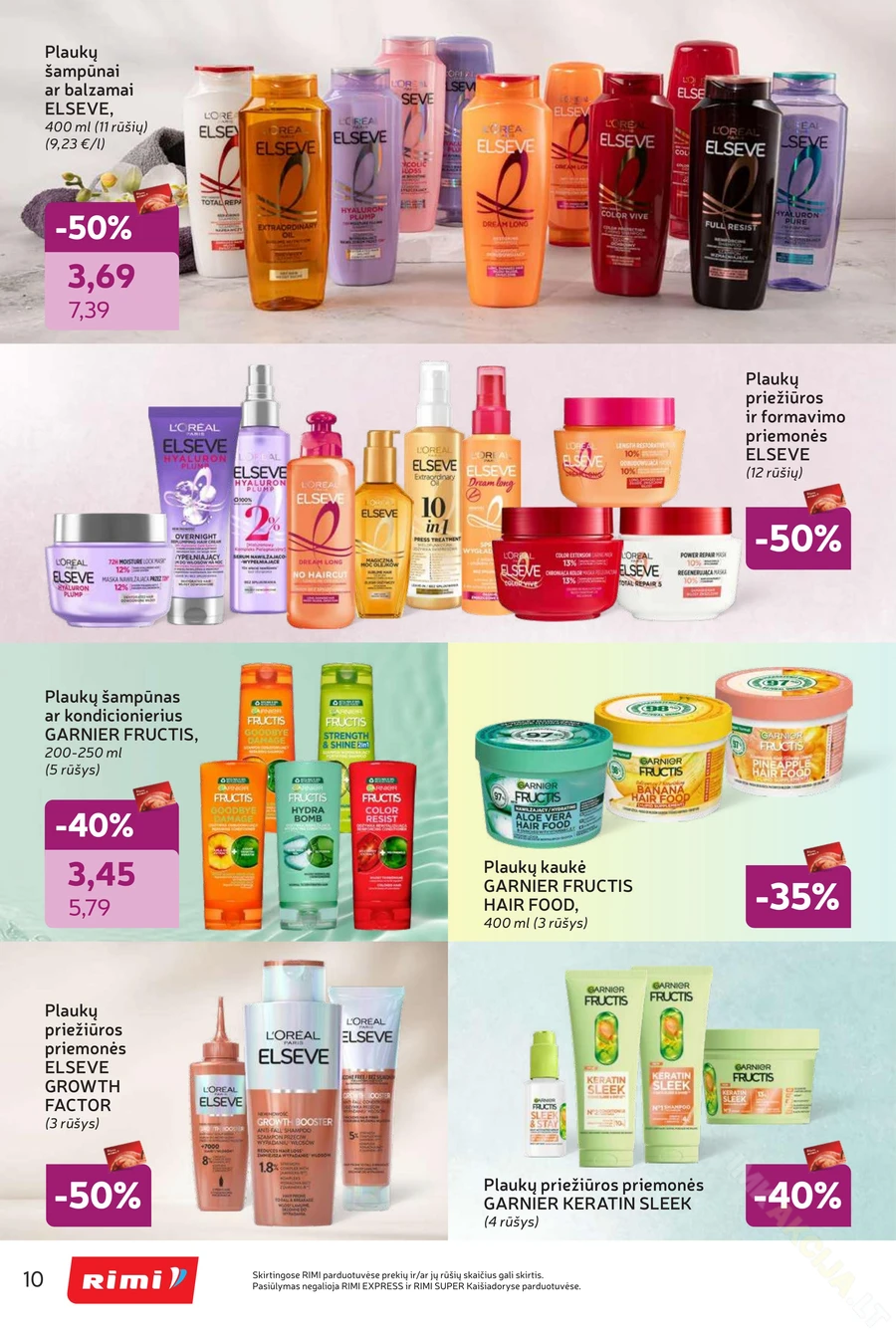 RIMI akcijų leidinys „Grožio šventė“ puslapis 10