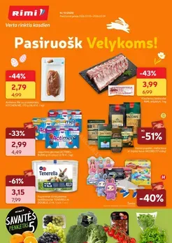 RIMI savaitinis akcijų leidinys Nr. 10