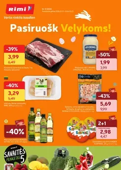 RIMI savaitinis akcijų leidinys Nr. 12