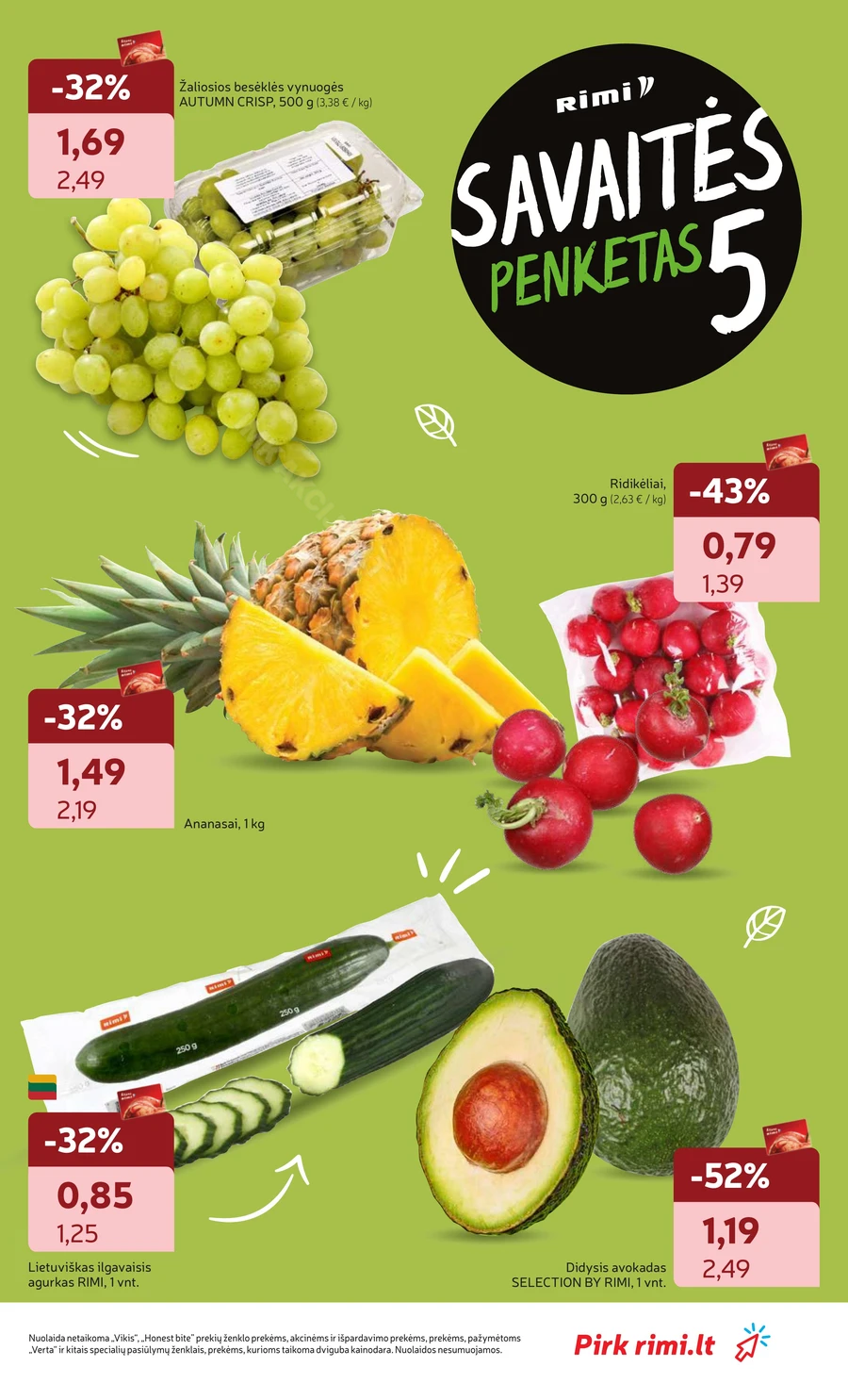 RIMI savaitinis akcijų leidinys Nr. 14 puslapis 17