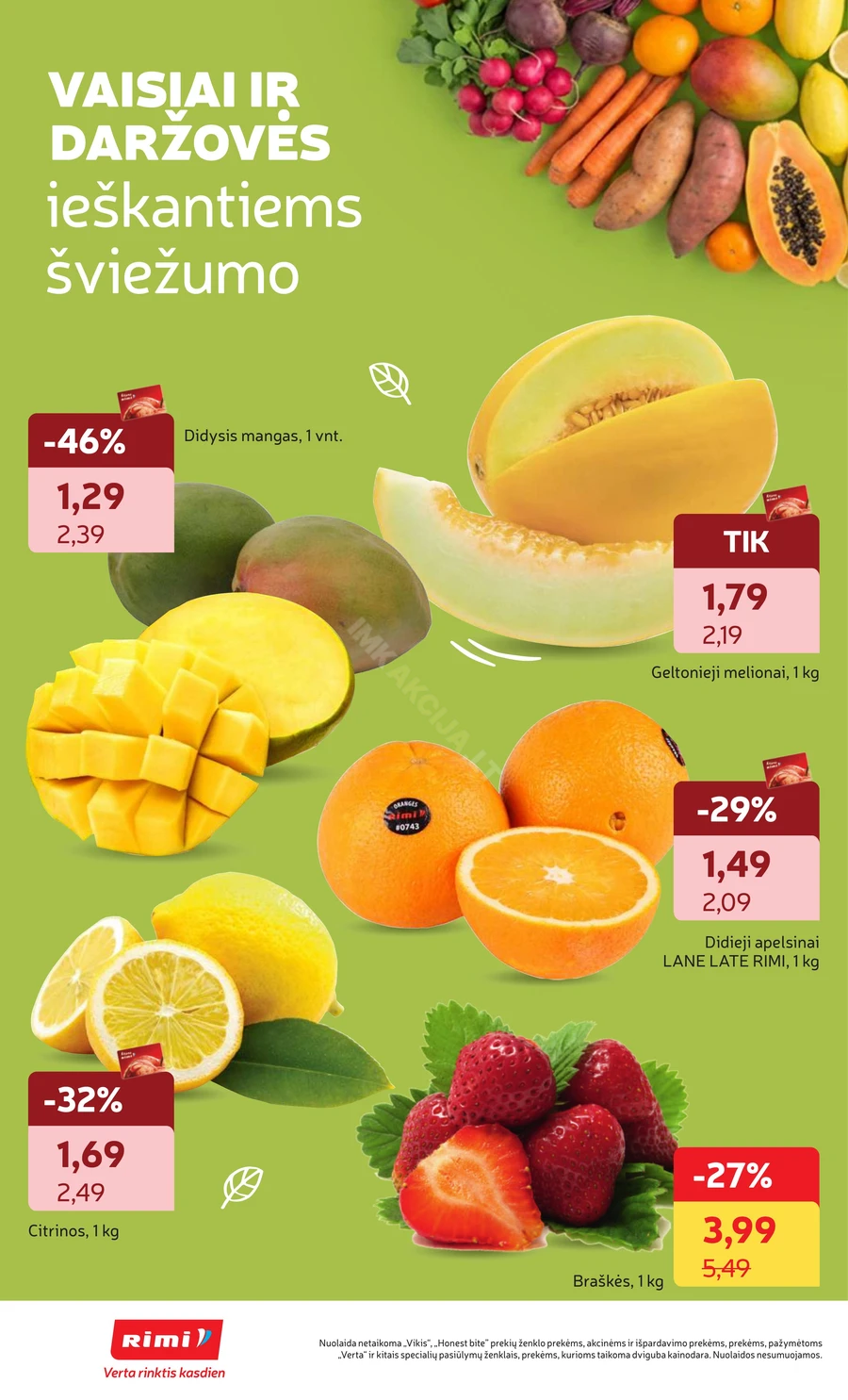 RIMI savaitinis akcijų leidinys Nr. 14 puslapis 18