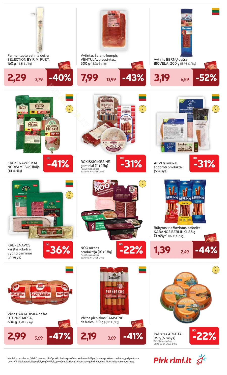 RIMI savaitinis akcijų leidinys Nr. 14 puslapis 21