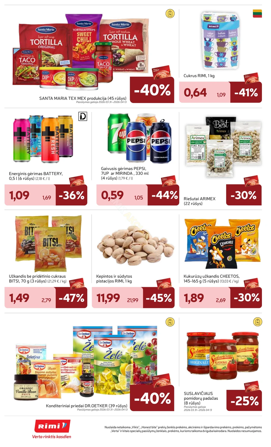 RIMI savaitinis akcijų leidinys Nr. 14 puslapis 32