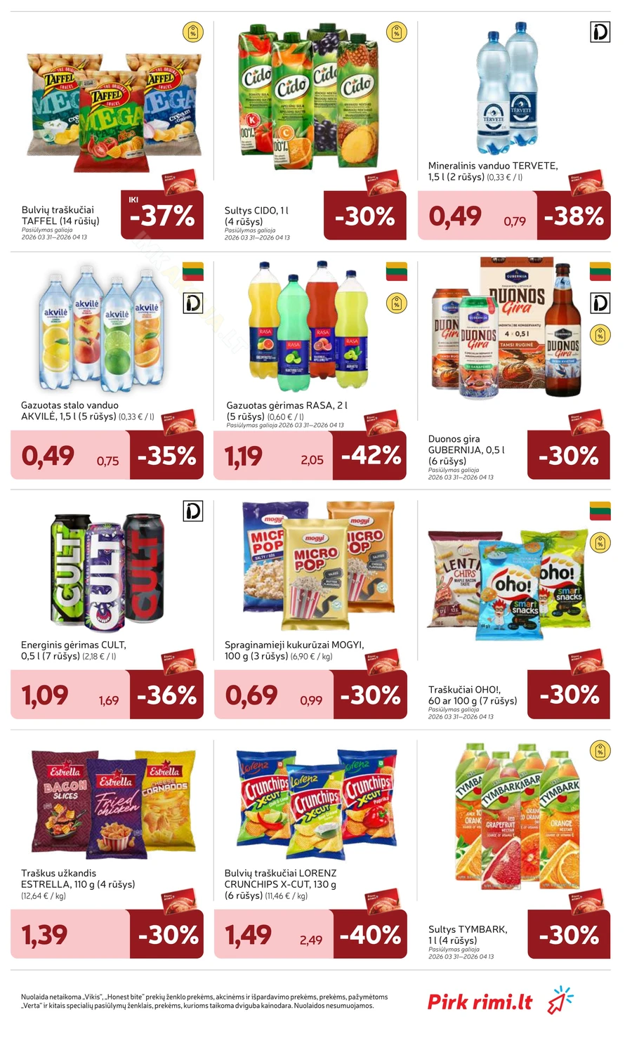 RIMI savaitinis akcijų leidinys Nr. 14 puslapis 33