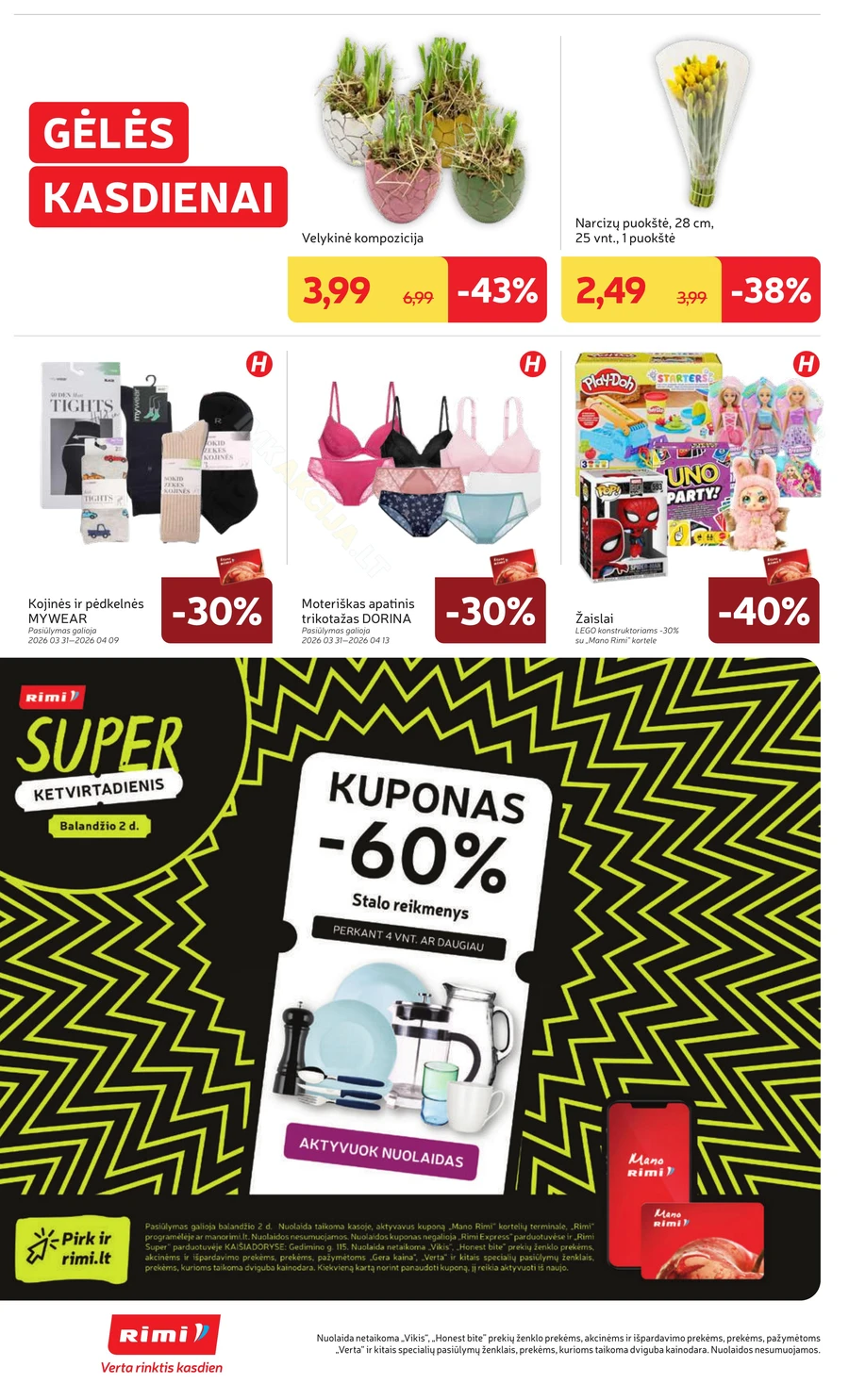 RIMI savaitinis akcijų leidinys Nr. 14 puslapis 36