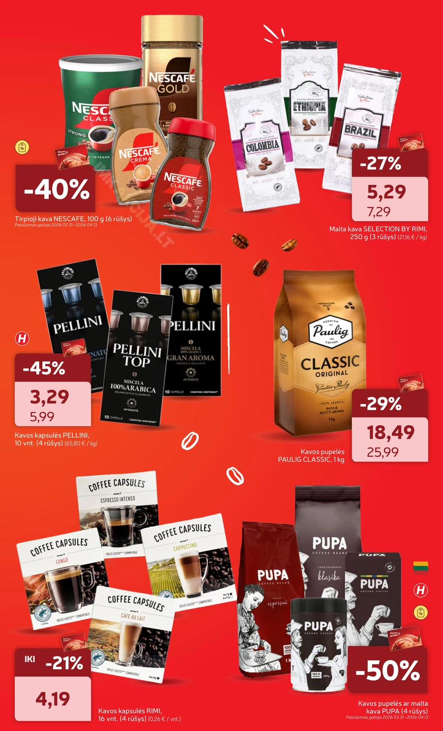 RIMI akcijų leidinys „Kavos dienos“ puslapis 3