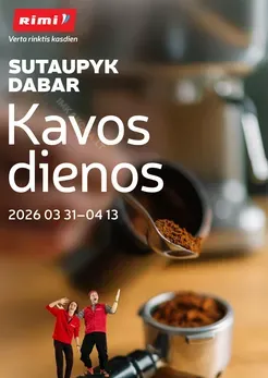 RIMI akcijų leidinys „Kavos dienos“