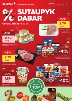 RIMI savaitinis akcijų leidinys Nr. 16