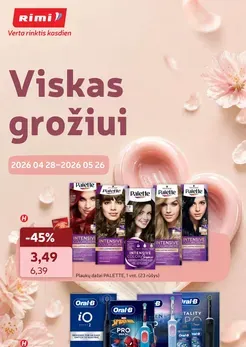 RIMI akcijų leidinys „Viskas grožiui“