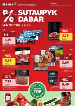 RIMI savaitinis akcijų leidinys Nr. 18