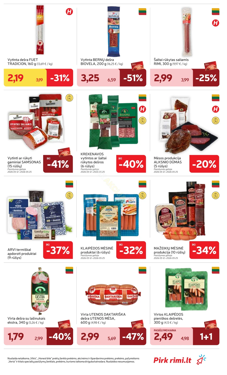 RIMI savaitinis akcijų leidinys Nr. 20 puslapis 19