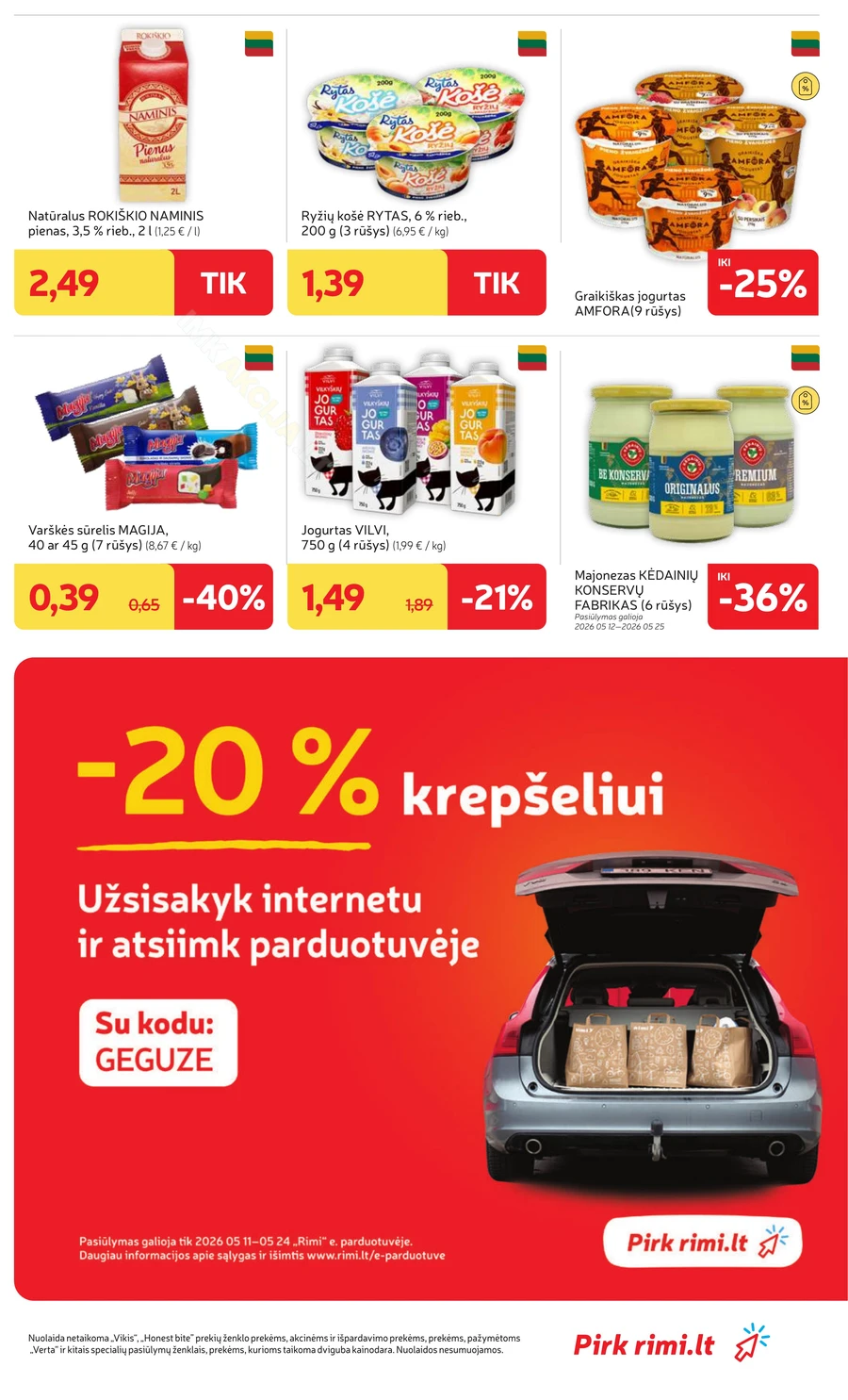 RIMI savaitinis akcijų leidinys Nr. 20 puslapis 23