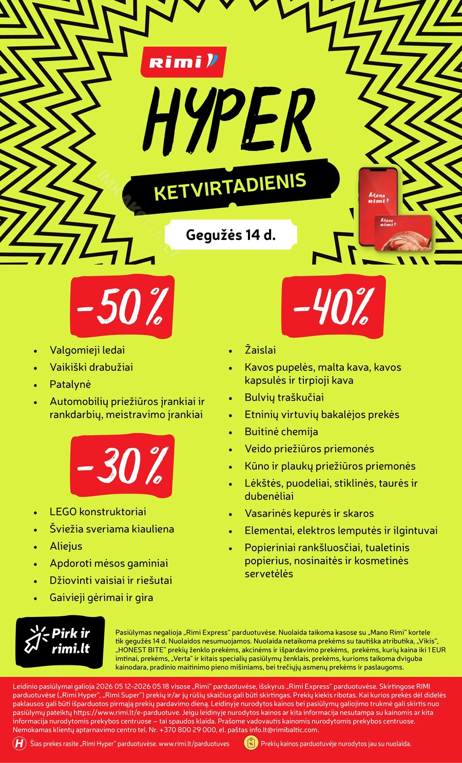 RIMI savaitinis akcijų leidinys Nr. 20 puslapis 36
