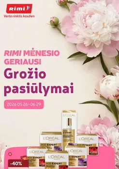 RIMI akcijų leidinys „Viskas grožiui“
