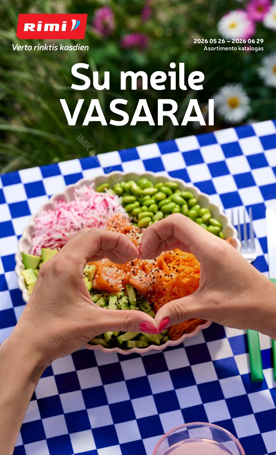 RIMI akcijų leidinys „Su meile vasarai“ puslapis 1