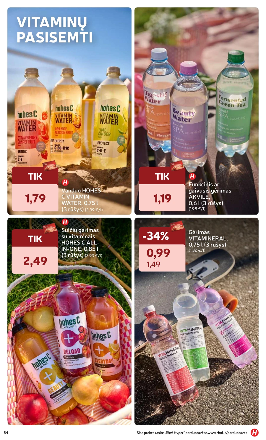 RIMI akcijų leidinys „Su meile vasarai“ puslapis 54