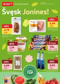 RIMI savaitinis akcijų leidinys Nr. 25