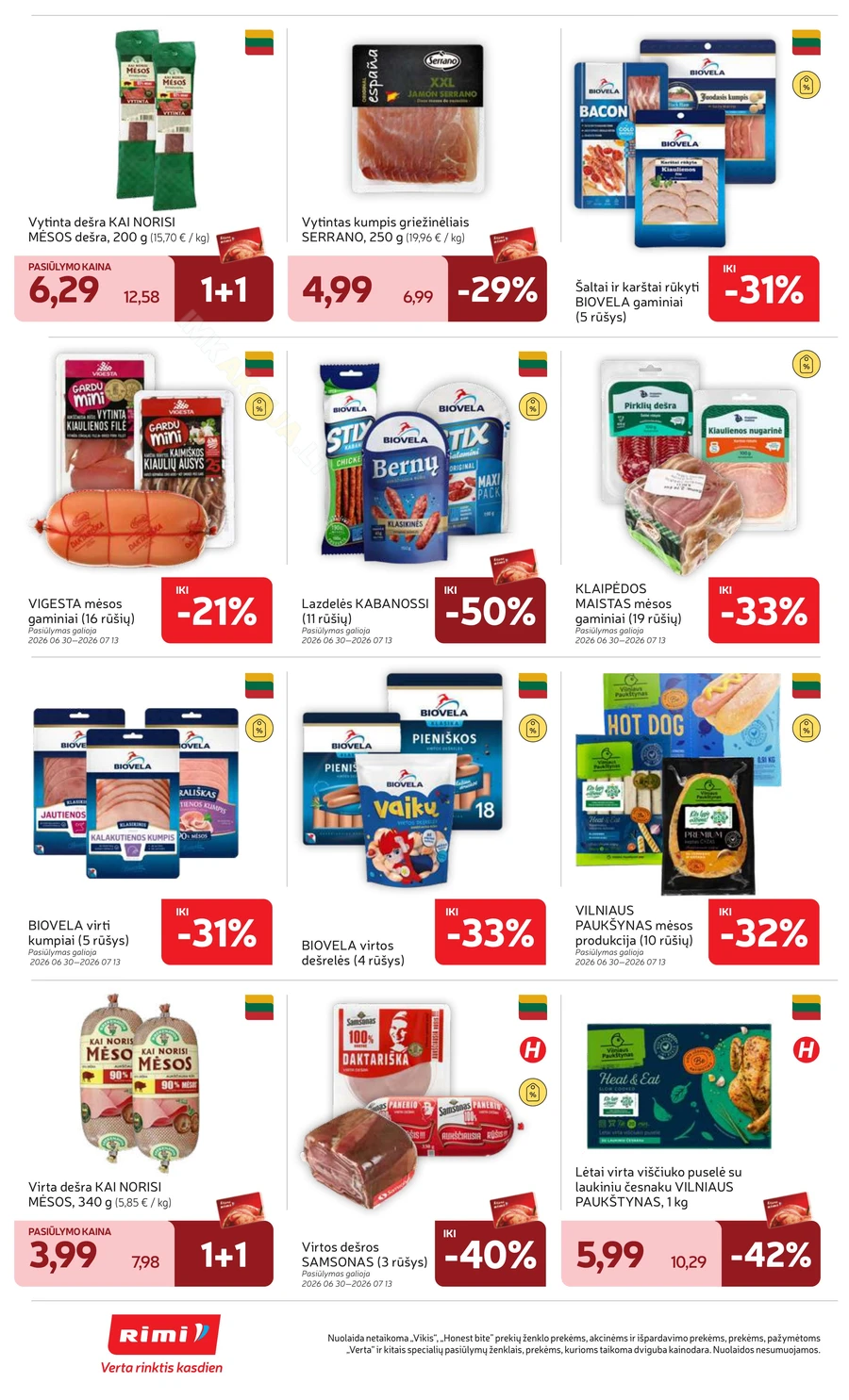 RIMI savaitinis akcijų leidinys Nr. 27 puslapis 16