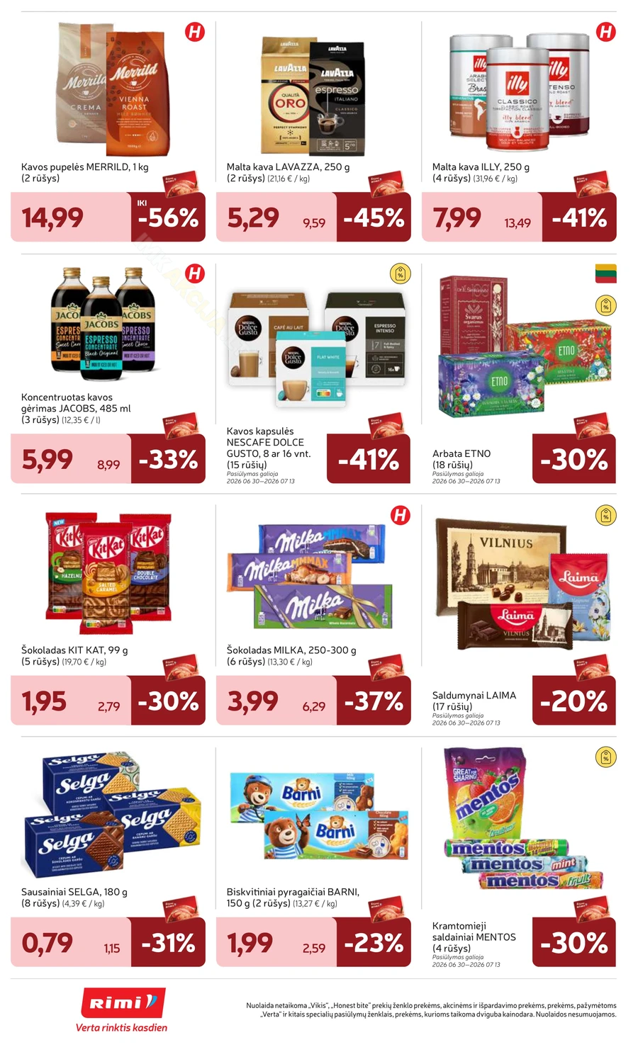 RIMI savaitinis akcijų leidinys Nr. 27 puslapis 18