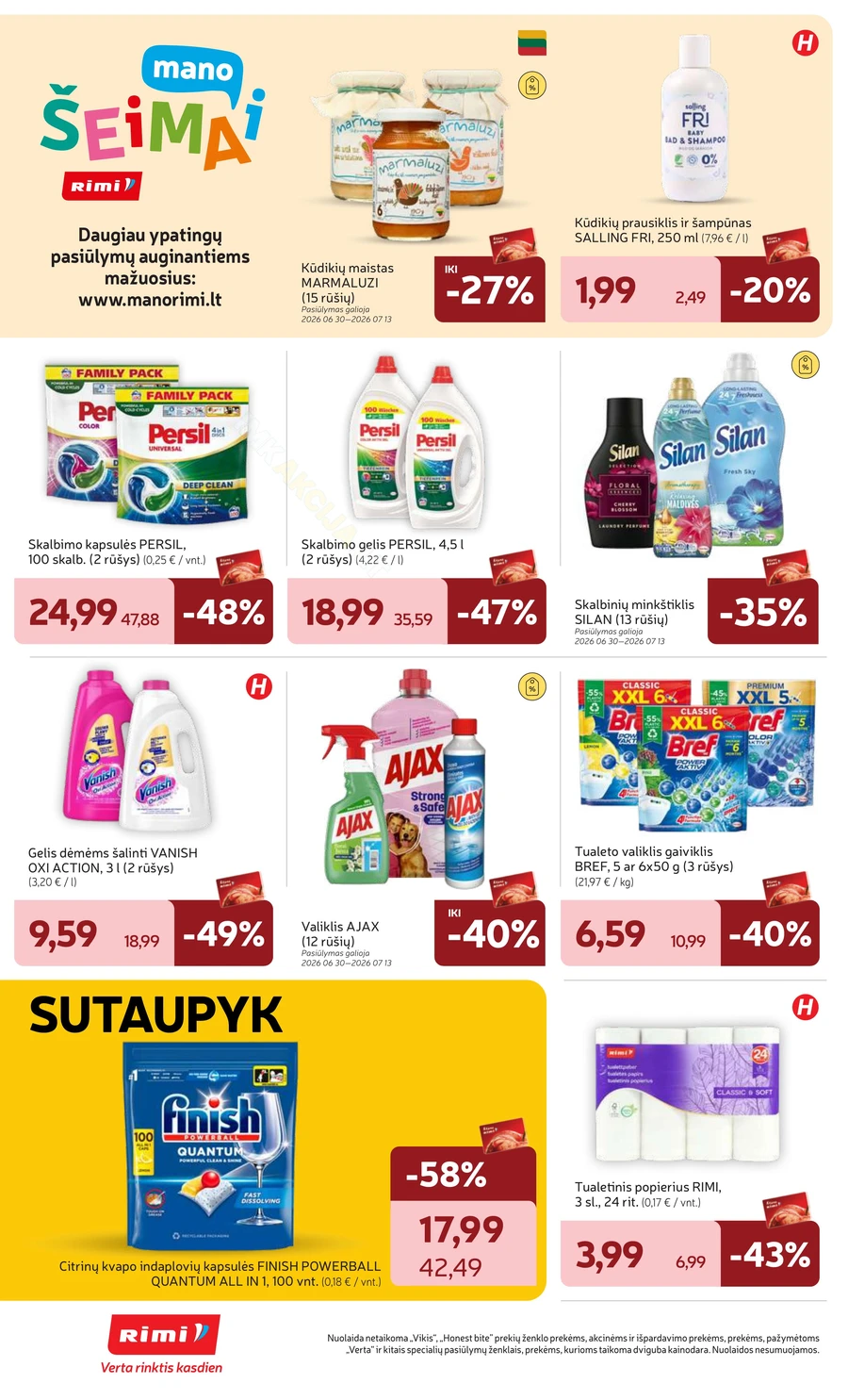 RIMI savaitinis akcijų leidinys Nr. 27 puslapis 24