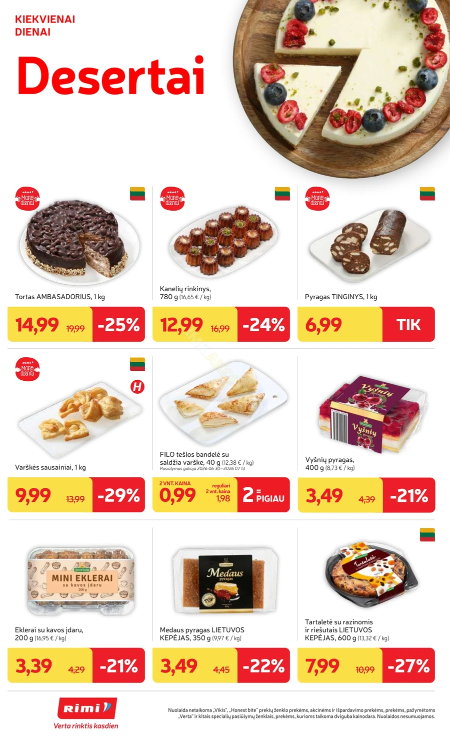 RIMI savaitinis akcijų leidinys Nr. 27 puslapis 6