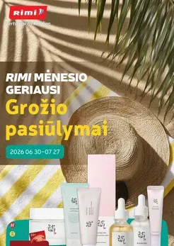 RIMI akcijų leidinys „Viskas grožiui“