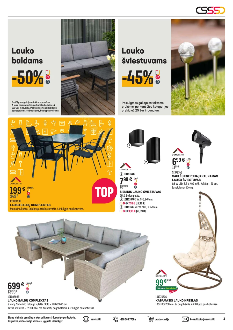 SENUKAI akcijų leidinys Nr. 11 puslapis 3