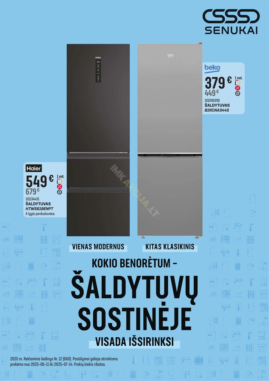 SENUKAI akcijų leidinys Nr. 12 puslapis 1