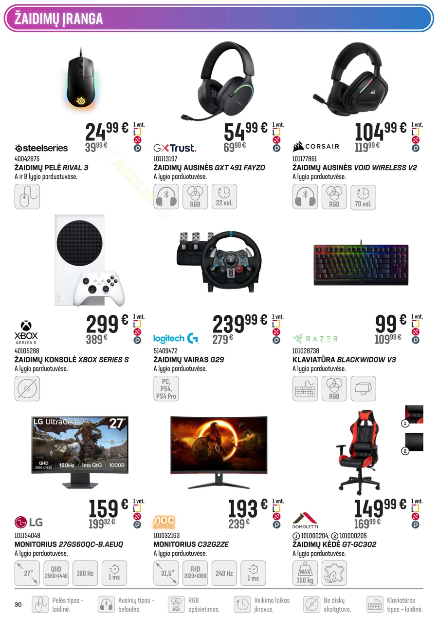 SENUKAI akcijų leidinys Nr. 12 puslapis 30