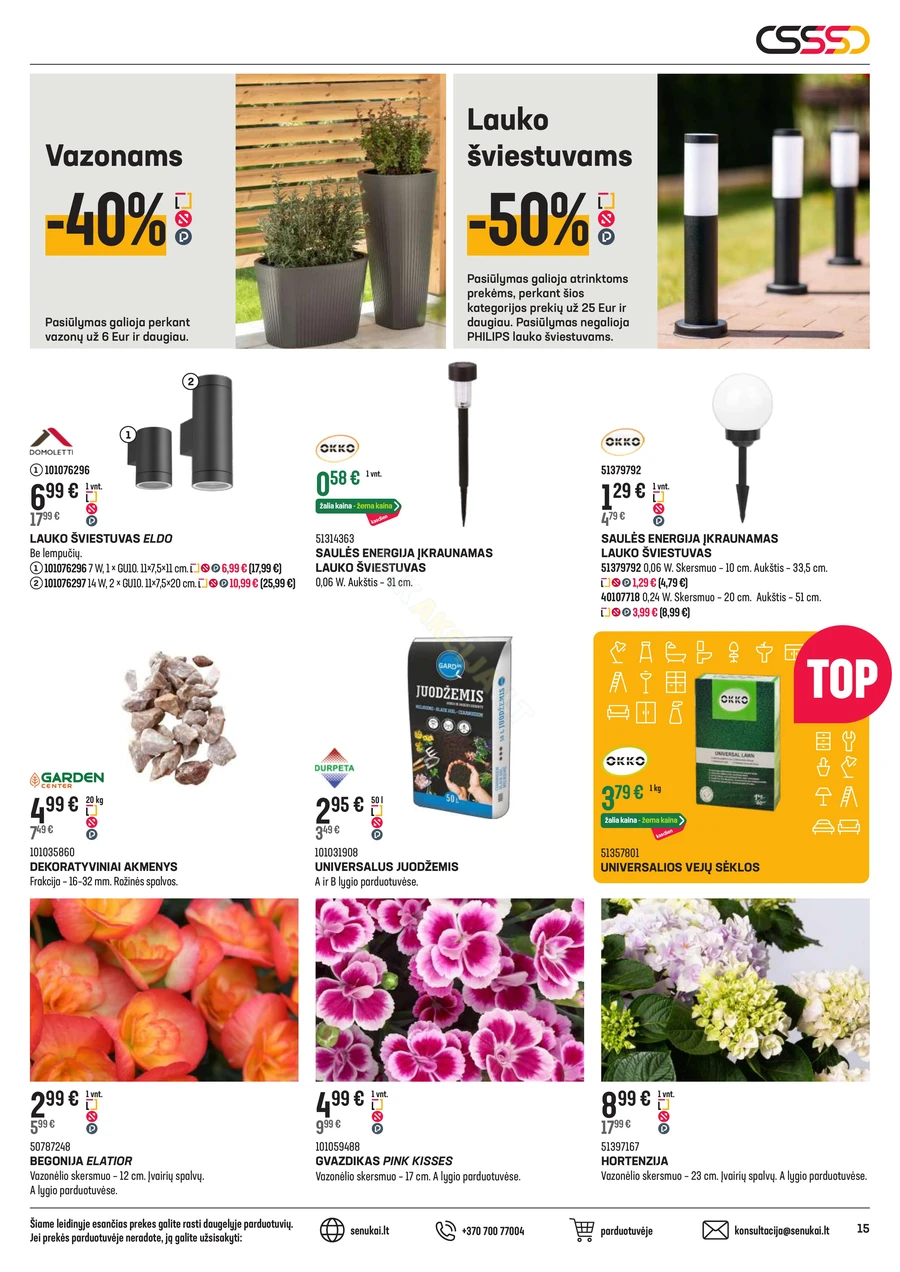 SENUKAI akcijų leidinys Nr. 13 puslapis 15