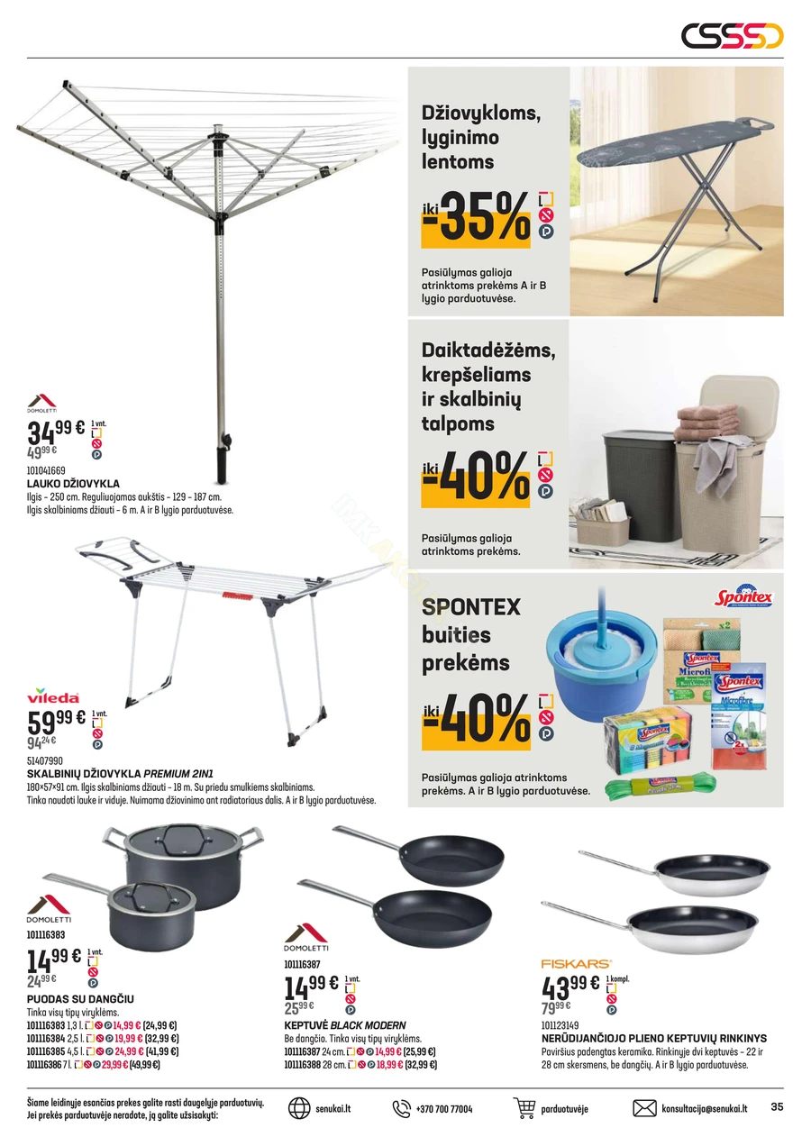 SENUKAI akcijų leidinys Nr. 13 puslapis 35