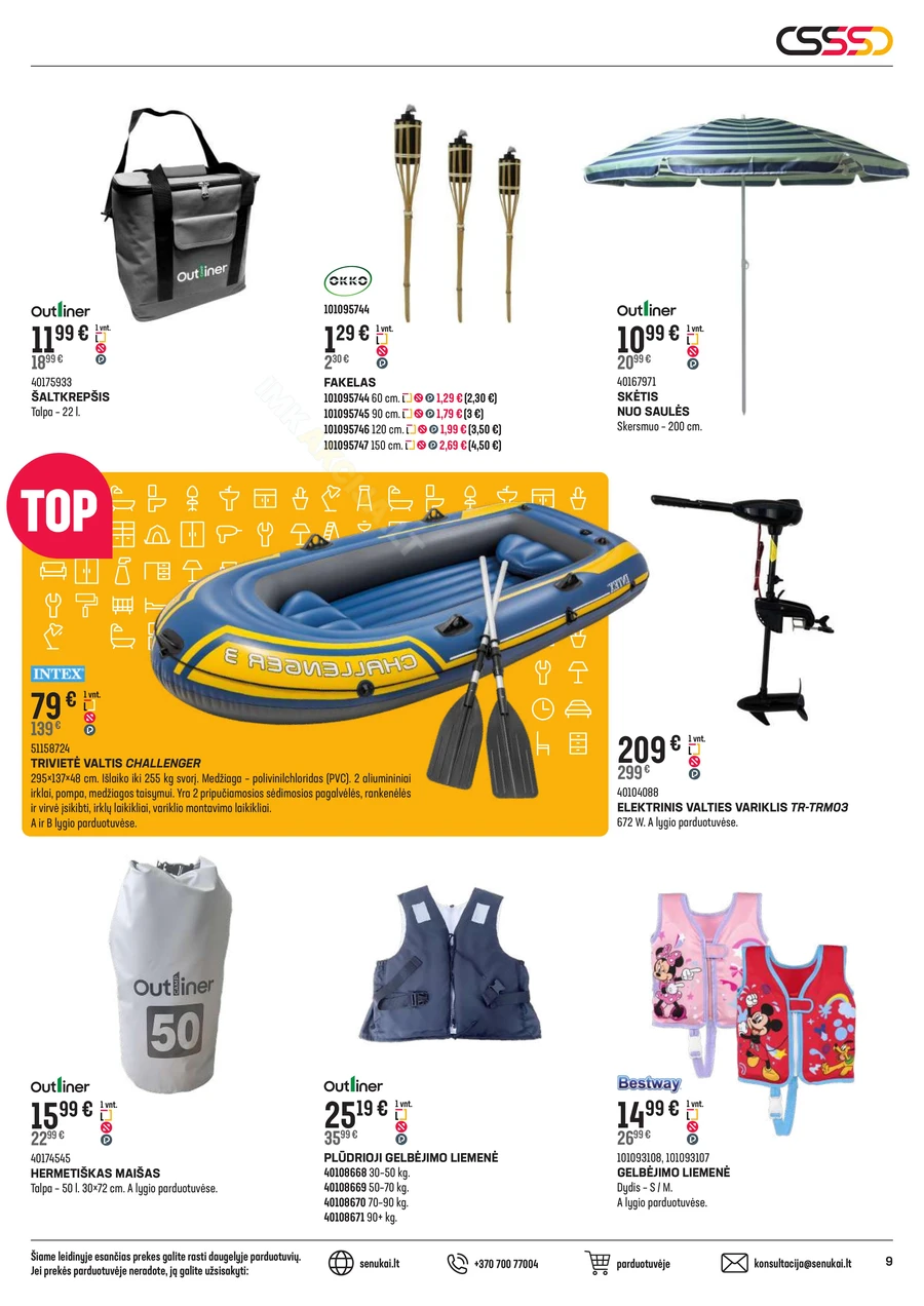 SENUKAI akcijų leidinys Nr. 13 puslapis 9