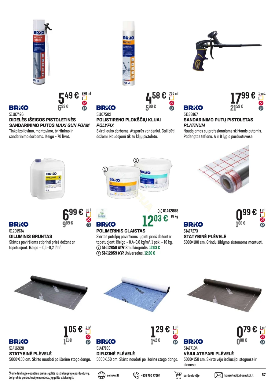 SENUKAI akcijų leidinys Nr. 23 puslapis 57