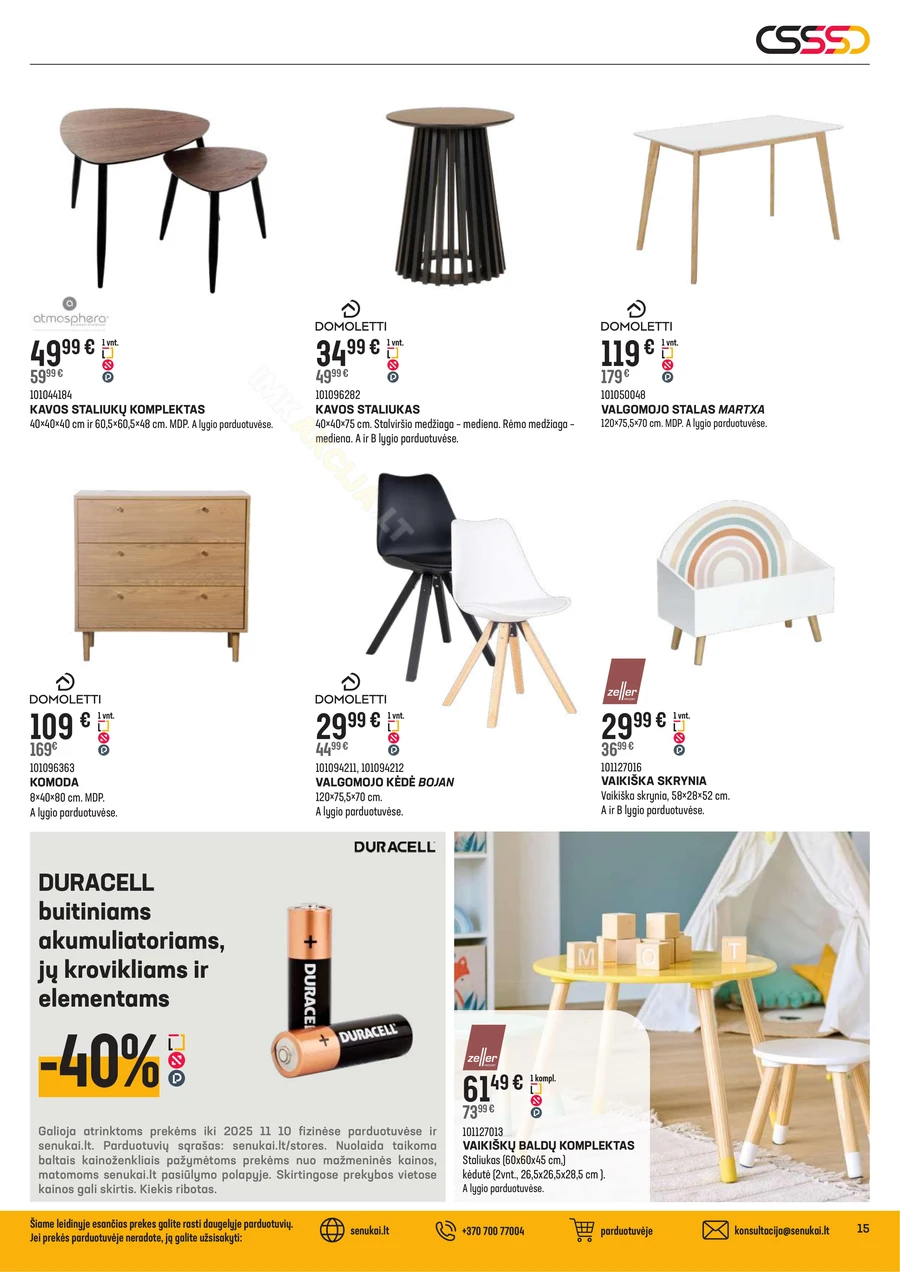 SENUKAI akcijų leidinys Nr. 25 puslapis 15