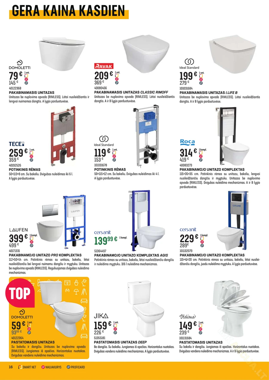 SENUKAI akcijų leidinys Nr. 25 puslapis 16