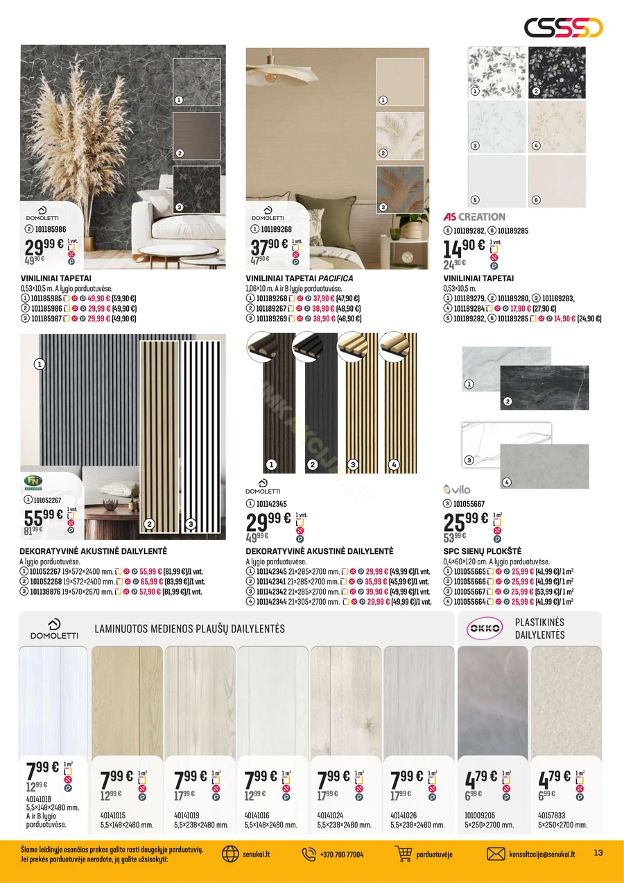 SENUKAI akcijų leidinys Nr. 29 puslapis 13