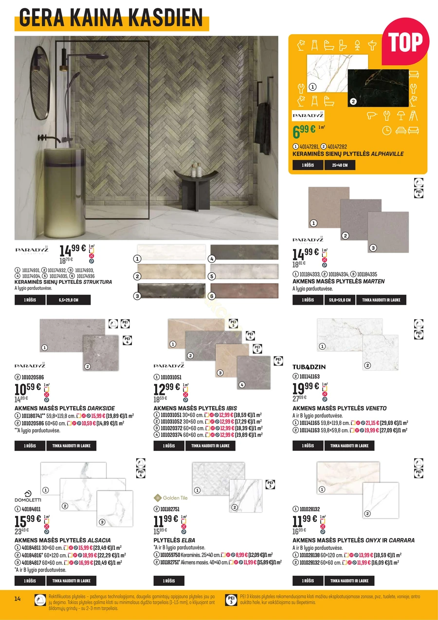 SENUKAI akcijų leidinys Nr. 29 puslapis 14