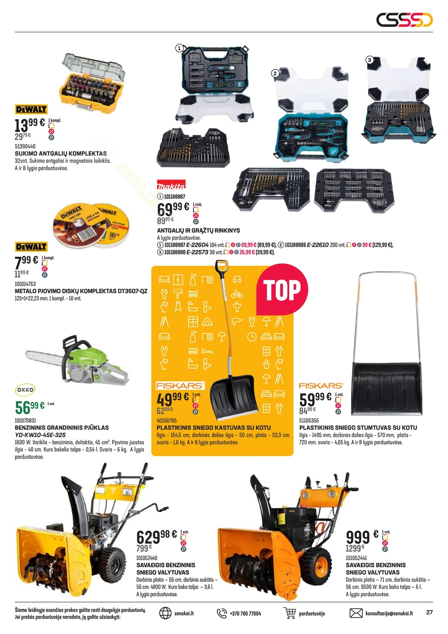 SENUKAI akcijų leidinys Nr. 29 puslapis 27