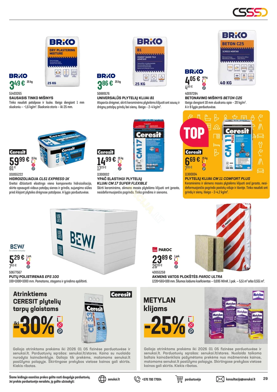 SENUKAI akcijų leidinys Nr. 29 puslapis 29