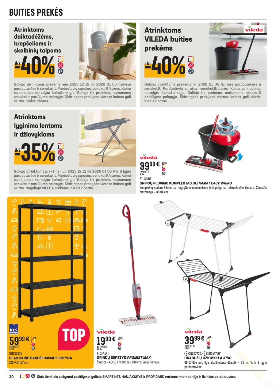 SENUKAI akcijų leidinys Nr. 29 puslapis 30