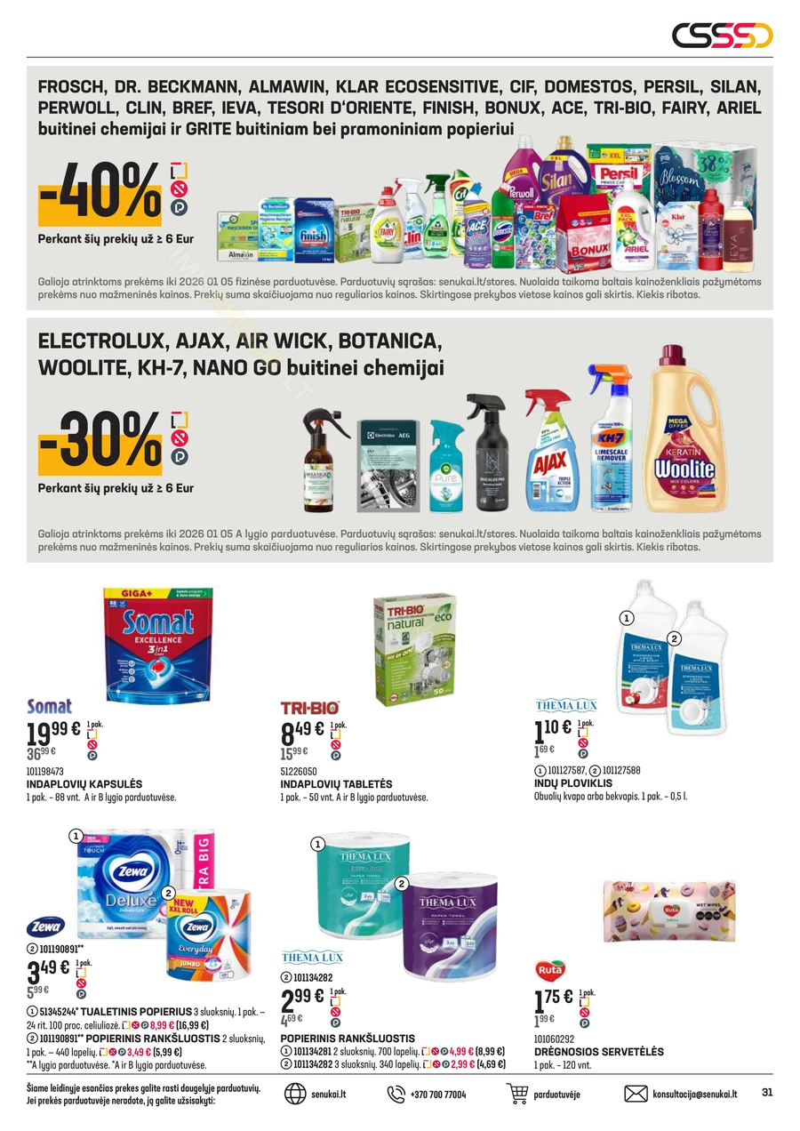 SENUKAI akcijų leidinys Nr. 29 puslapis 31