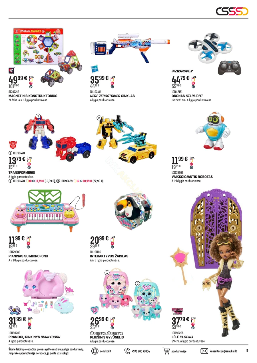 SENUKAI akcijų leidinys Nr. 29 puslapis 5